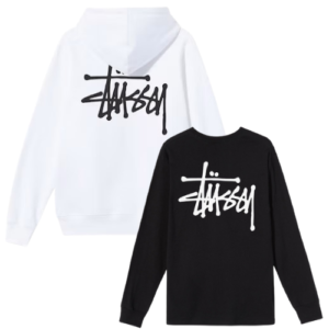 BASIC-STUSSY-HOODIE-BASIC-STUSSY-LS-TEE-COMBO-WHITE-BLACK