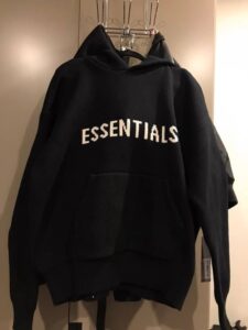 Explore the Collection of Essentials Black Hoodie