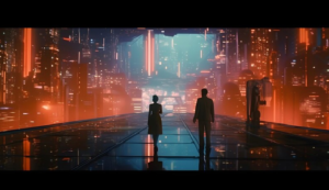 Exploring Cyberpunk Aesthetics in 2D Animation Services: Dystopian Imagery