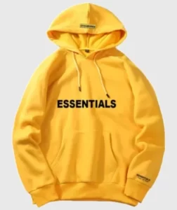 Fear Of God Essentials Pullover Hoodie Yellow