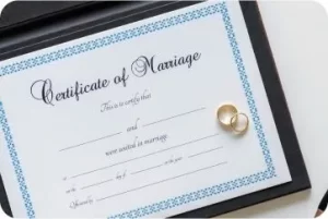 marriage certificate translation