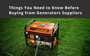 Generators Suppliers & Dealers in Saudi Arabia