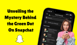 Green Dot On Snapchat