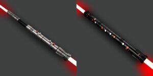 heavy dueling lightsabers