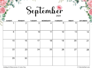 September 2024 Calendar