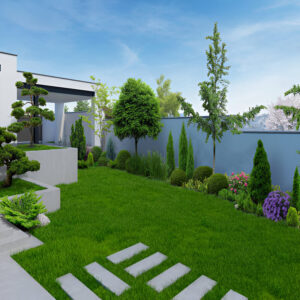 landscape design - creative ideas for small garden